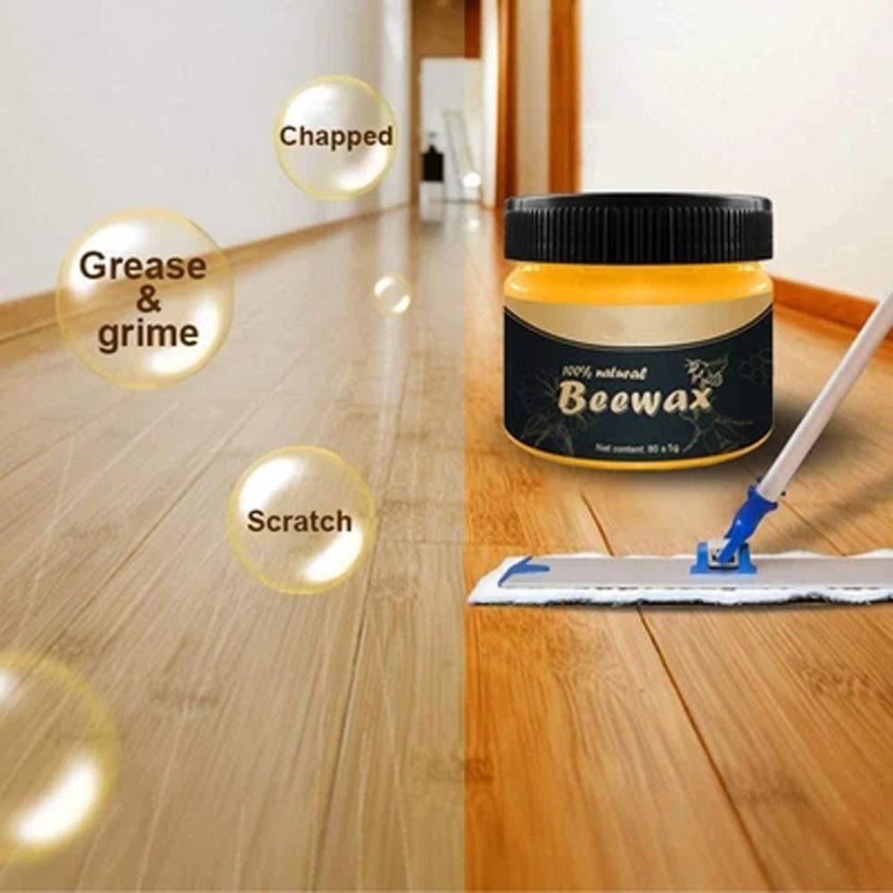 Beeswax Furniture Polish ,Wood Seasoning Beeswax | Natural Wood Wax Traditional Beeswax Polish for Wood  & Furniture | Beeswax Wood Polish and Cleaner for Furniture Care