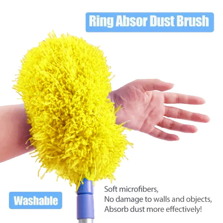 Removable Ceiling Fan Duster, Washable Retractable Clean Brush, Soft Duster Brush, Anti Dusting Brush, Home Cleaning Duster