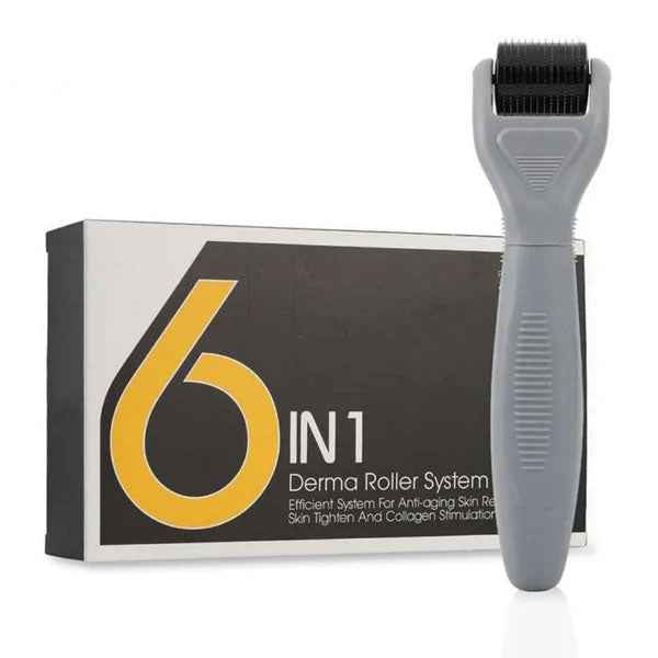6 in 1 Derma Roller Kit for Face, Beard, Hair Growth & Skin Rejuvenati ...