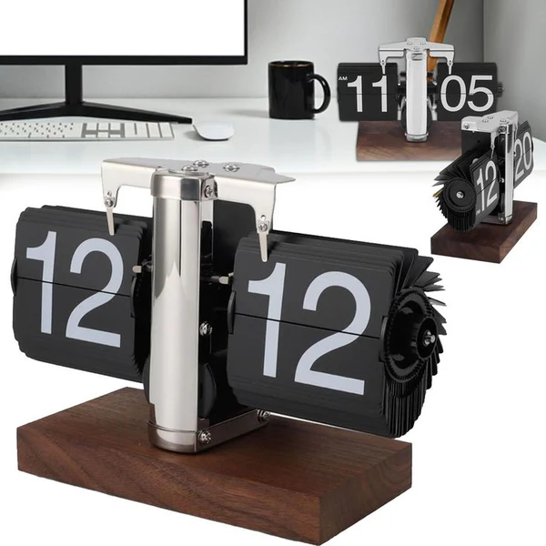 Flip Desk Mechanical Retro Flip Clock Perfect For Perssonal use – Setlerz