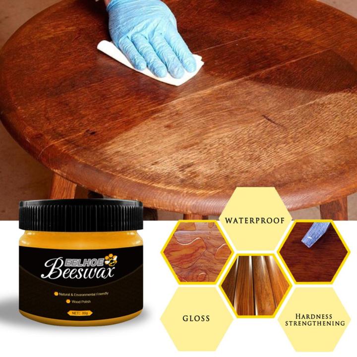 Beeswax Furniture Polish ,Wood Seasoning Beeswax | Natural Wood Wax Traditional Beeswax Polish for Wood  & Furniture | Beeswax Wood Polish and Cleaner for Furniture Care